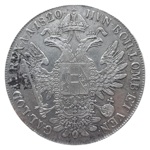 1820 Austrian thaler, tails