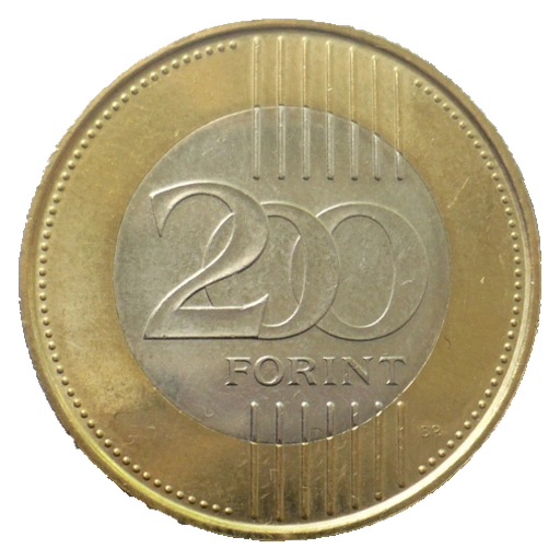 2009 Hungarian 200 forint, tails