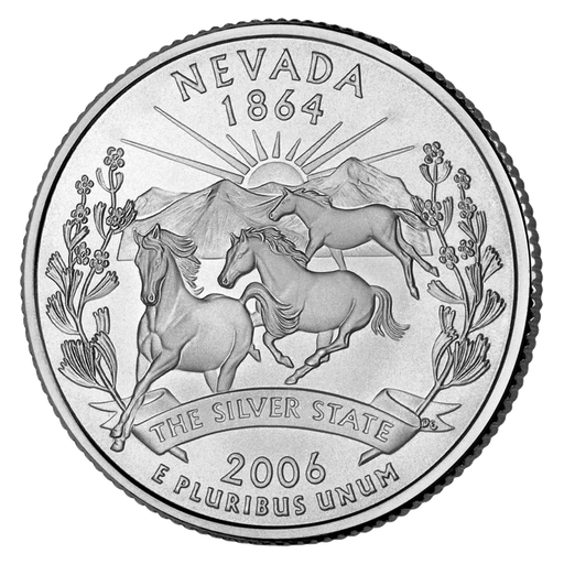 2006 Nevada quarter, tails