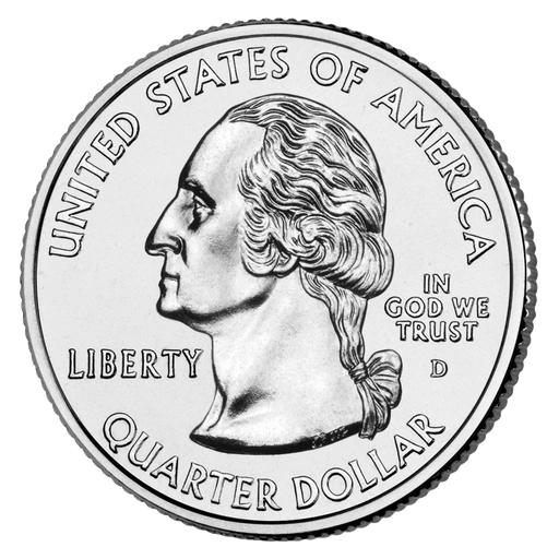 2005 Oregon quarter, heads